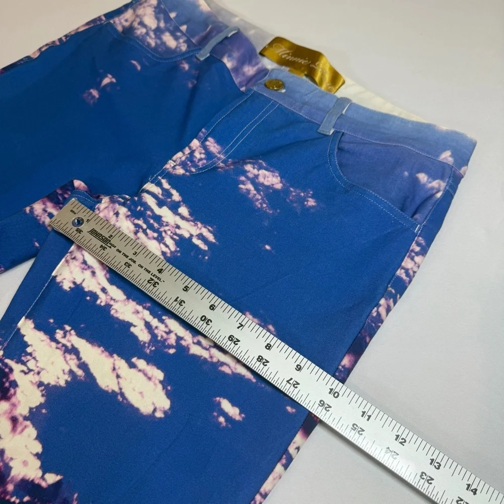 Minnie Rose Blue and Purple Tie-Dye Pants(Sky Print) - Picture 8 of 10